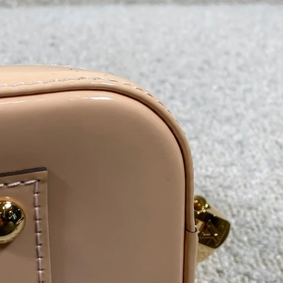 Authentic Pre-Owned Louis Vuitton Alma BB Rose Ballerine Vernis - Picture 10 of 16